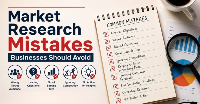 10 Market Research Mistakes Businesses Should Avoid in 2026